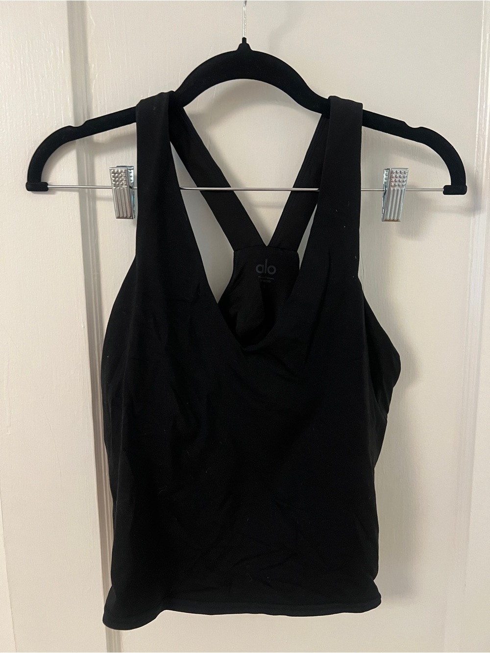 Alo Women’s Black V-Back Tank Top